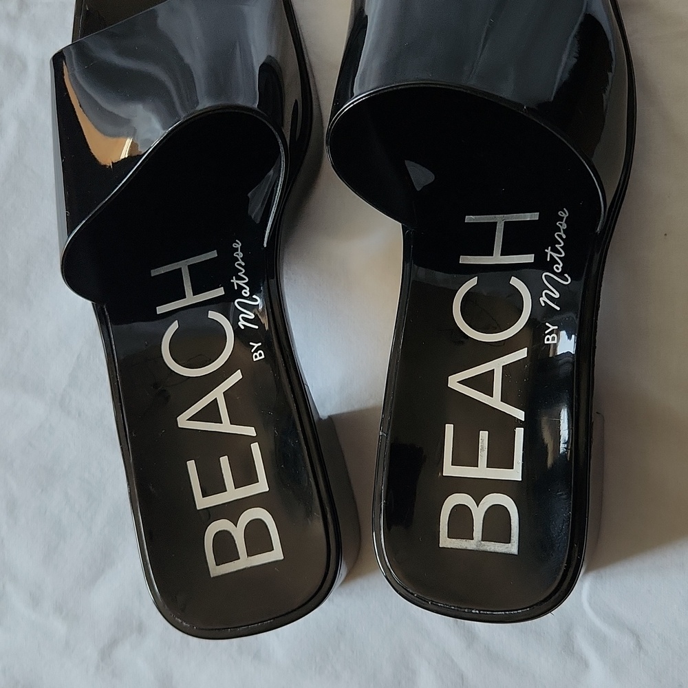 Beach By Matisse Patent Slip On Sandals - Picture 5 of 12